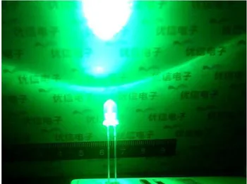 

5mm jade green DIP LED transparent round head Light Beads