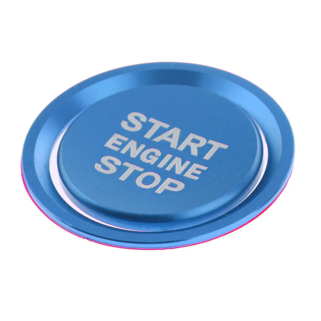 Car Engine Push Start Stop Button Cover Cap Trim Ignition Starter Switch Button knob Sticker Audi A4 A5 B9 2017 2018 Decoration