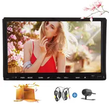Octa-core Android 7.1 Car Monitor 2din In Dash Radio GPS Navigation Car Stereo WiFi Bluetooth Mirrorlink head unit+Backup Camera