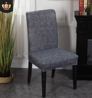 Новые удобные стойкие к морщинкам свадебные чехлы на стулья спандекс столовая офис для складных стульев капюшон съемный стрейч - Цвет: Темно-серый