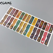 OCGAME клиентский дизайн для nintendo Gameboy Advance наклейка для игровая приставка GBA задняя бирка 28 шт./лот = 1 комплект