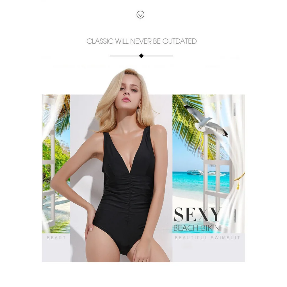 2019 women's surfwear summer uv protective swimming diving suit sun protection beach surfing suit sexy bathing suit  40MA3 (9)