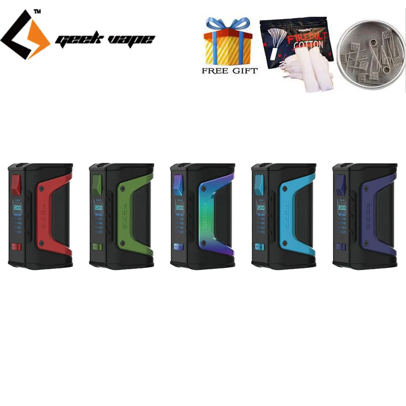 

Original Electronic Cigarette Geekvape Aegis Legend 200W Box MOD Vape Support Aero Mesh sub ohm Tank RTA RDA RFTA RBA