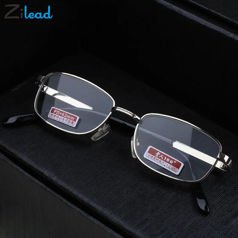 

Zilead Ultralight Men Women Retro Metal Small Frame Presbyopic Eyeglasses Anti Fatigue For Parents Unbreakable Reading Glasses