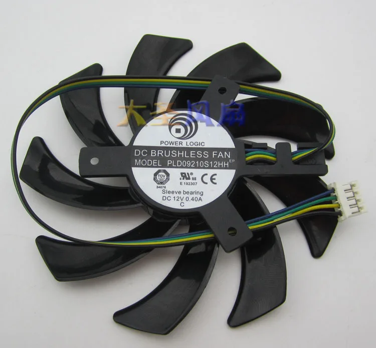 POWER LOGIC PLD09210S12HH 12V 0.40A graphics card fanin Fans & Cooling from Computer & Office