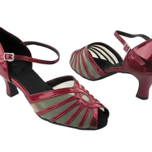 KeeWoo dance/ ; Новинка; Лидер продаж; хорошее качество; женская обувь для латинских бальных танцев; Танцевальная обувь для сальсы; Лакированная обувь с сеткой