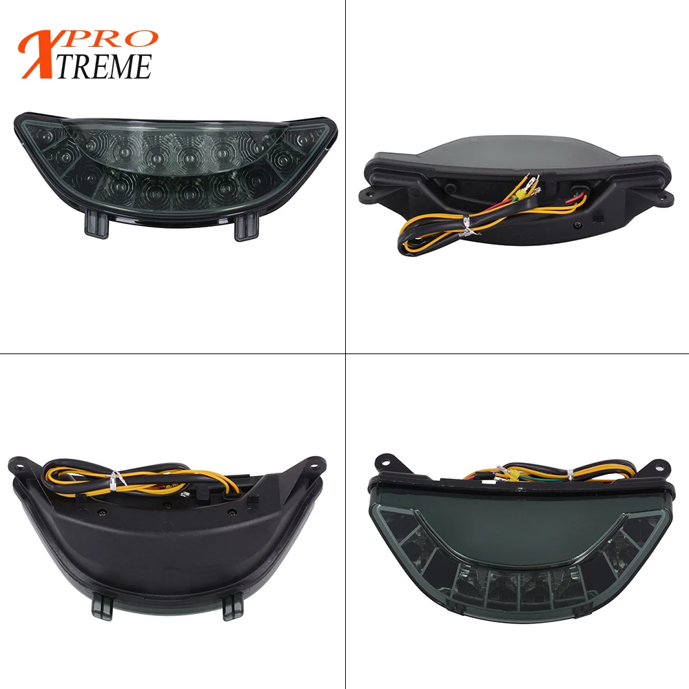 Мотоцикл встроенные Сигналы поворота фары заднего тормоза для Yamaha vmax 1700 2009 2010 2001 2002 2003