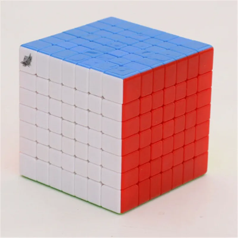 

Cyclone Boys FeiYing 7x7x7 Speed Magic Cube Twist Puzzle Color Stickerless CYCLONE BOYS Mugua