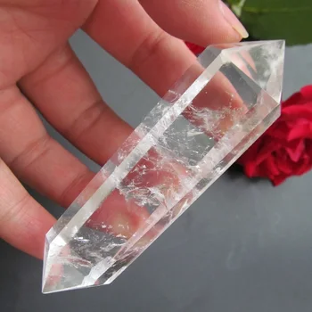 

76g 95mm Transparent Natural Clear Quartz Crystal Points Single Terminated Crystal Wand Polished Reiki Healing Specimen