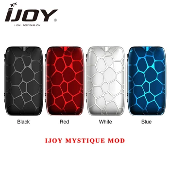 

Original IJOY MYSTIQUE 162W TC Box MOD 0.91 Inch Display Output Vape Box Mod Firing Charging fast by dual 18650 E cigarette mod
