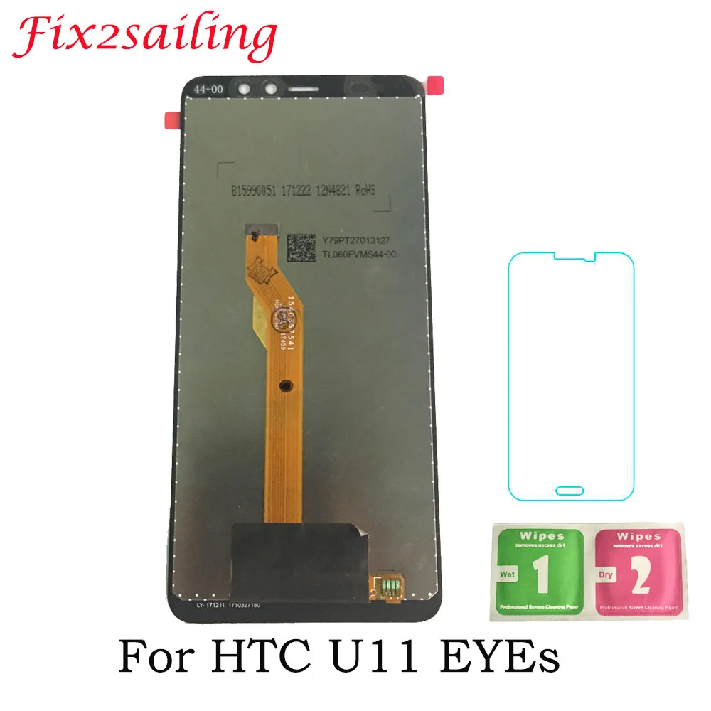 

6.0" New Display Screen For HTC Ocean Harmony U11 EYEs LCD Display + Touch Screen Digitizer Panel Assembly For HTC U11 EYEs LCD