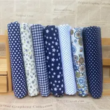 7 шт хлопчатобумажная ткань Ассорти квадратов предварительно срезанное одеяло четверти комплект 25*25 см для DIY ручной работы кукольная сумка ткань лоскутное рукоделие