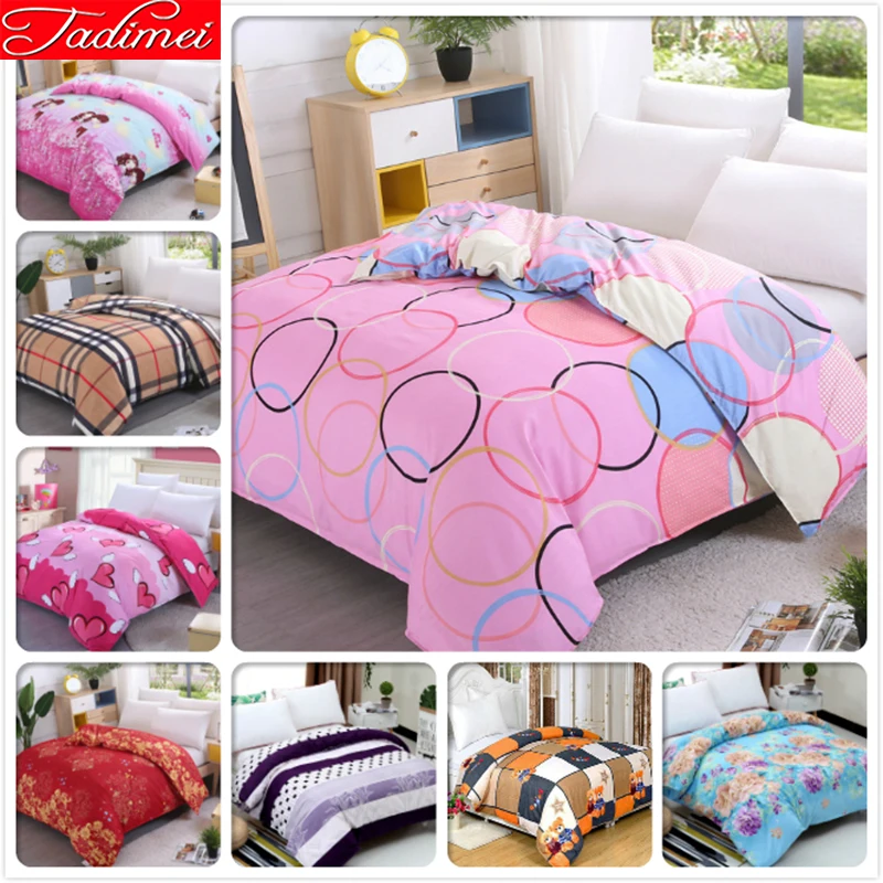 

1 pcs piece 150x210 cm Duvet Cover Child Kids Single Bed Quilt Comforter Case Bedding Bag Thick Soft Cotton Bedcover Bedspreads