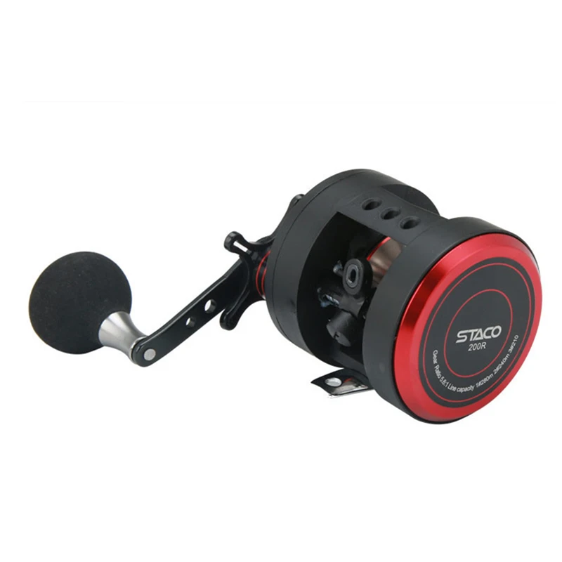 2018 NEW Trolling Fishing Reels 5.6:1 Centrifugal Brake Left-Right Hand Casting Sea Fishing Reel Saltwater Baitcasting Reel Coil