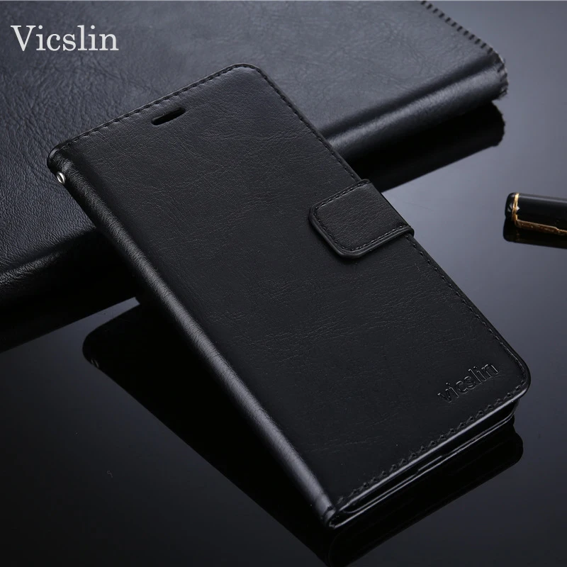 

VICSLIN Case For Meizu M6 Note Case High Quality Leather Flip Case For Meizu M6 Note Book Style Stand Cover 5.5''