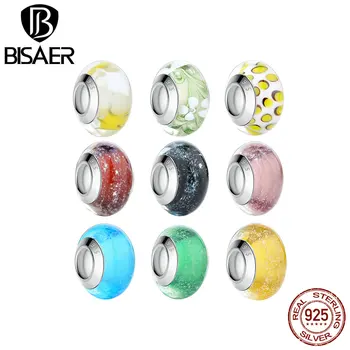 

Wholesale Silver Color Luminous European Brown Murano Glass Beads fit Bracelet Women Fashion Jewelry WEU6366