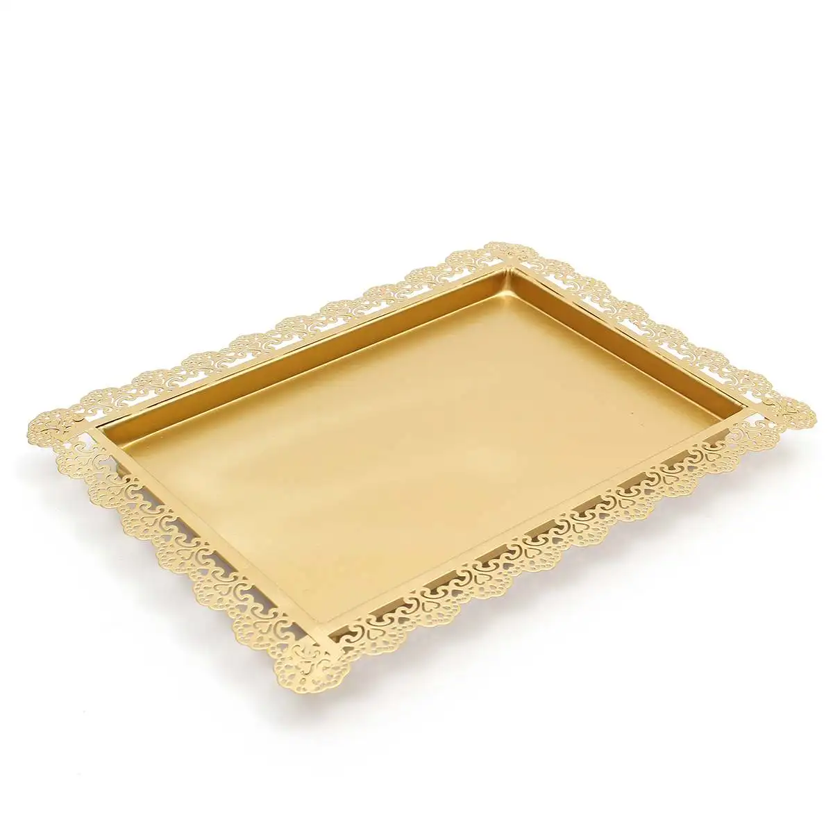 7pcs/set Iron Cake Stands Wedding Decorating Tools Moulds Cake Tray Rack Pan High Foot European Snack Rack Pastry Plate