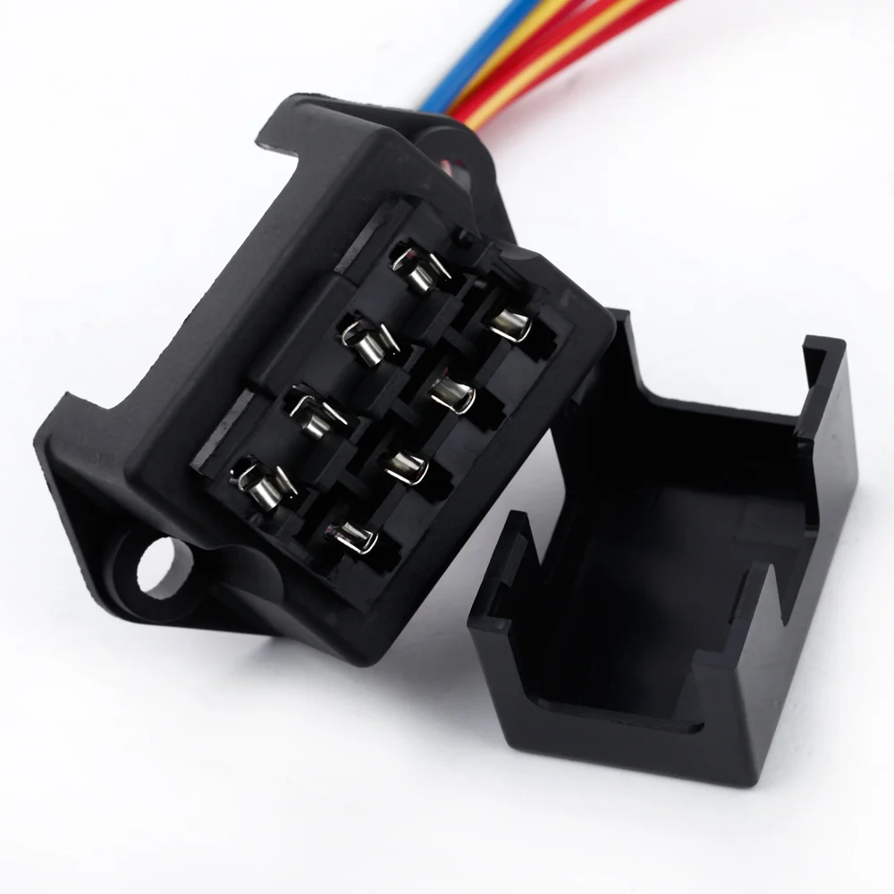 Docooler 12 Way DC32V Circuit Blade Fuse Box Fuse Block Fuse Holder ATC ATO 2-input 12-ouput Wire for Bus Ship Tanker Trailer Car Coat Auto