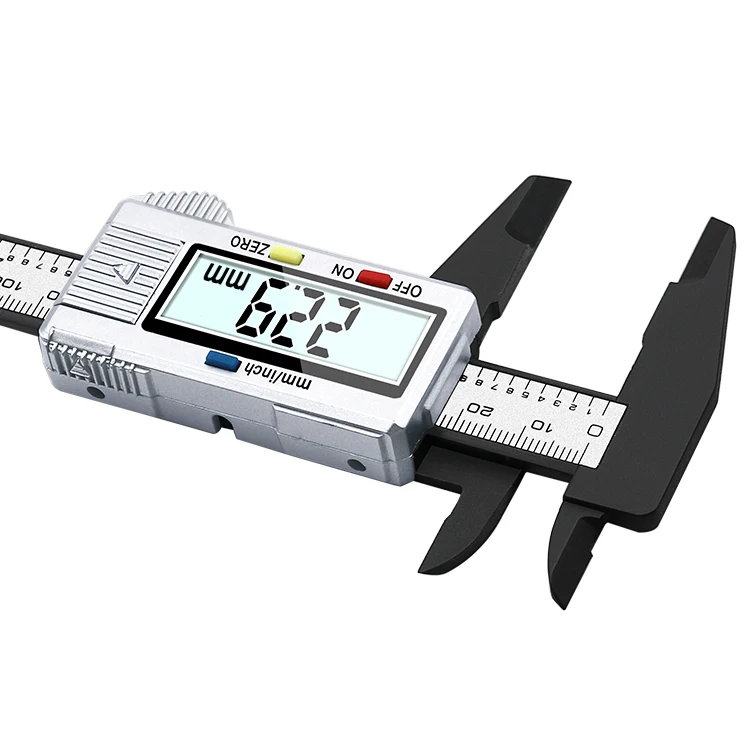 0-150 мм цифровой дисплей Пластиковый штангенциркуль измерительный мини-инструмент линейка