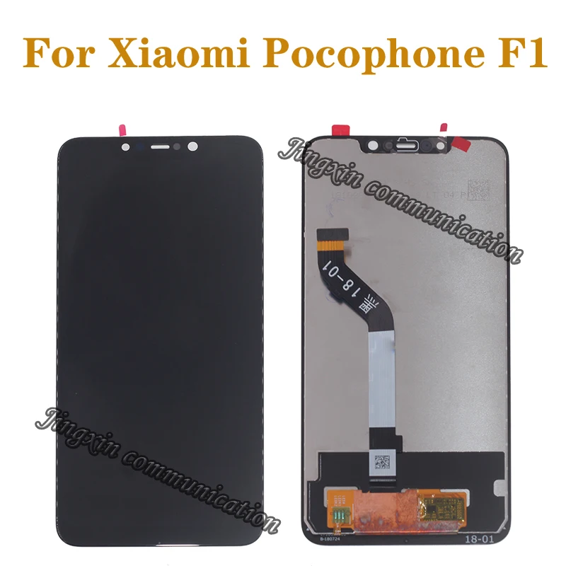 

6.18" 100% original display For Xiaomi Pocophone F1 LCD+ touch screen digitizer component for Xiaomi poco F1 LCD repair parts