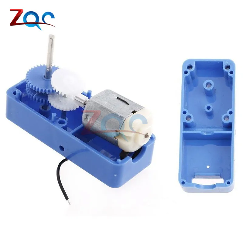 

DC 1.5-6V 1:94 Mini Electric Reduction Box DC Gear Motor Biaxial Output for DIY Robot Car Engine Toys Parts DC1.5-6V