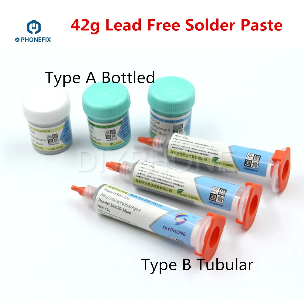 Sn42 Bi58 Lead Free Solder Paste (7)_