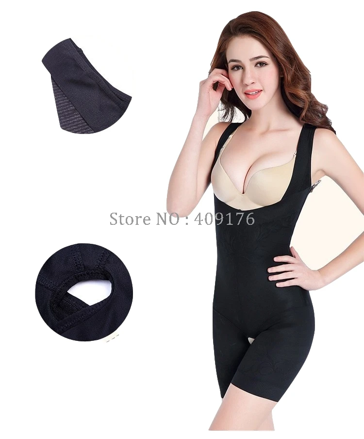  PRAYGER New Plus Size 5XL Bodysuit Slimming Waist Full Body Shaper Lift Breast Corset Thigh Trimmer