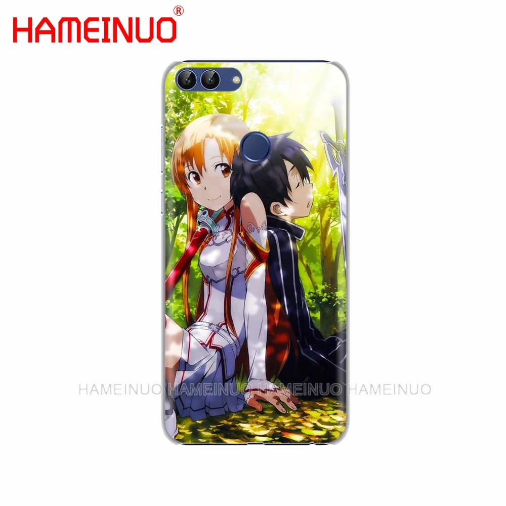 Чехол для мобильного телефона HAMEINUO Sword Art Online SAO Japanese Anime huawei Honor 7C Y5 Y625 Y635 Y6 Y7 Y9 2017 2018