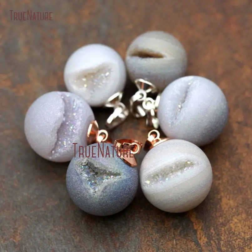20171213-PM8210- Druzy Agate Pendant Round Bead Pendant_4