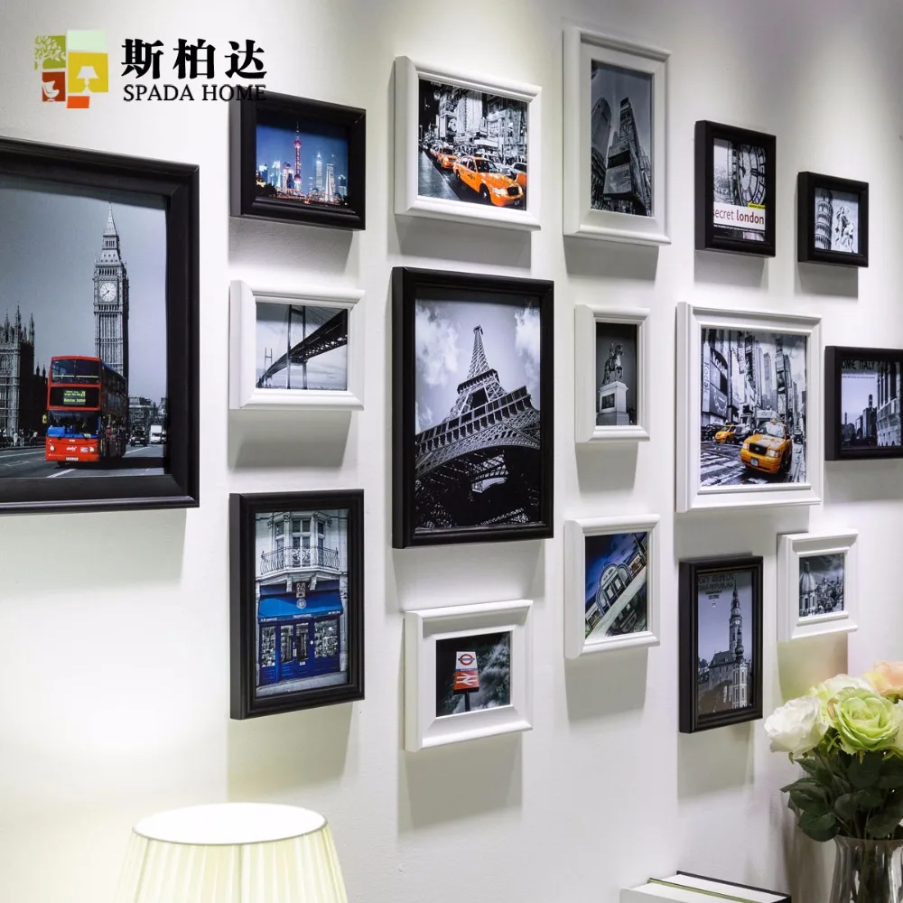 Online kopen wholesale zwart vierkant fotolijsten uit china zwart ...