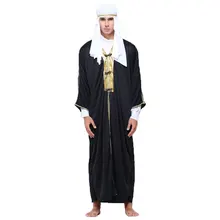 Umorden Arab Arabian Sheik Costume Robe Novelty Sultan Costumes for Men Fancy Carnival Halloween Party Cosplay the sheik