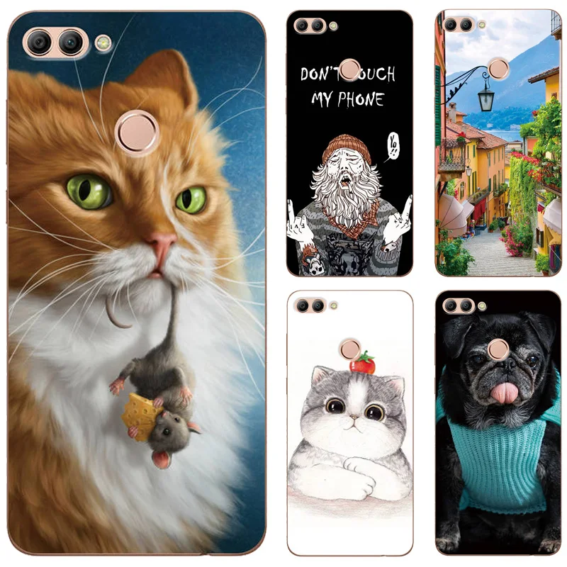 

Case For Huawei Enjoy 8 Plus Cover Printing Patterned For Huawei Y9 2018 Case Phone Protector Back Cover For Enjoy 8Plus Case