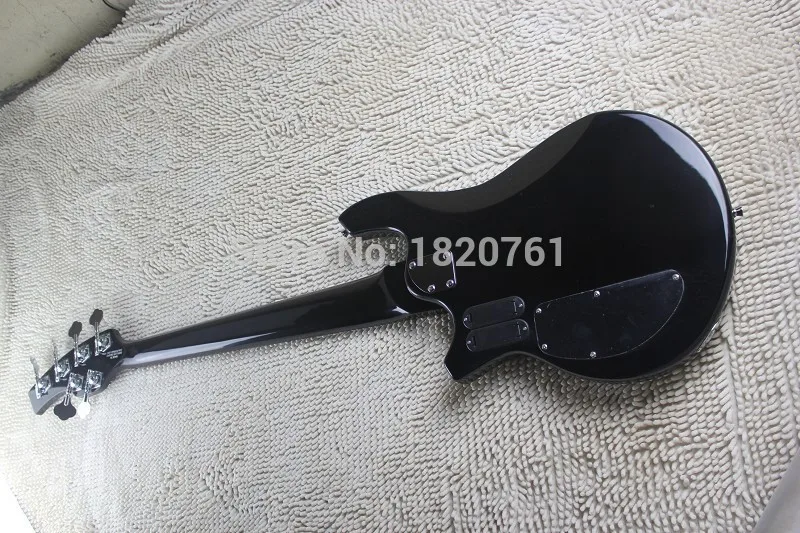 Бесплатная доставка Топ Qulity Music Man Bongo металл черный 6 Строки активность Доставка