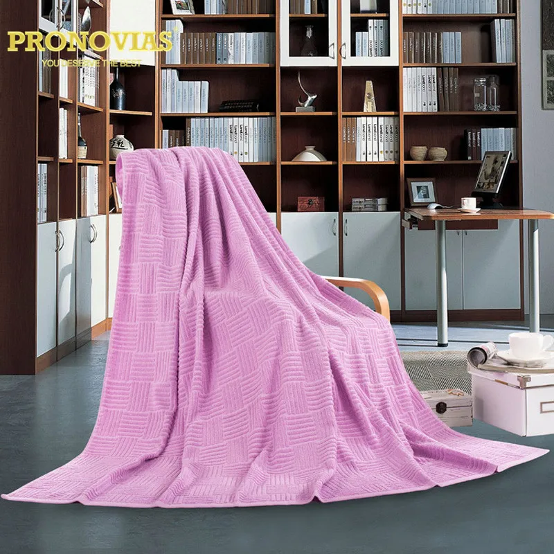 Жаккардовое простое покрывало с узором, одеяло для полотенец, дышащее для всех сезонов, фиолетовое, aqua, розовое