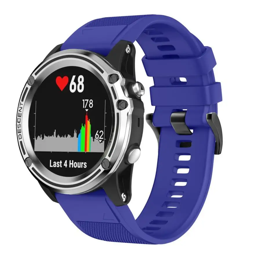 HIPERDEAL Замена Silicagel быстрая установка ремешок для Garmin Descent Mk1 часы Прямая поставка