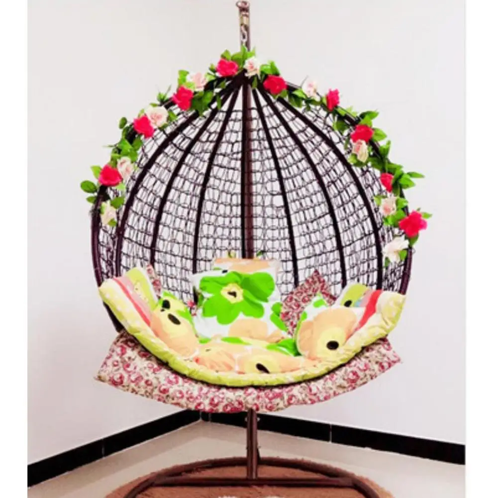 

Artificial 9 Heads Rose Flower Rattan for Air-conditioned Water Tube Attic Wedding Decor