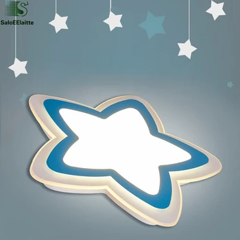 

Children's Bedroom Led Dimmable Ceiling Lamp Romantic Star Acrylic Led Lustre Ceiling Light Luminaire Lighting Fixtures