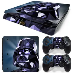 Star Wars PS4 тонкий кожи Стикеры консоли и 2 контроллера Защитная крышка наклейка Стикеры s для sony Playstation 4 Slim