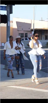 

2019 summer pure white waist with loose bow irregular lining women's H9556 women clothing dress v neck white dress 5star review
