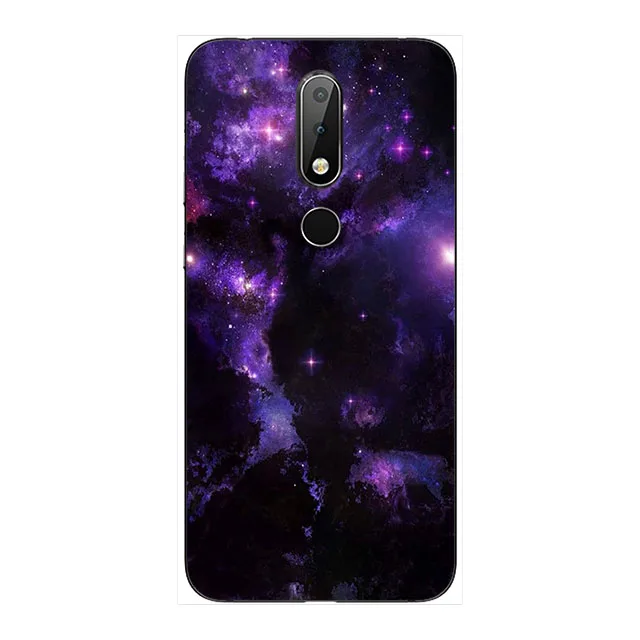 Чехол для Nokia X6 2018 с милыми животными задняя крышка 2018X6 чехол из мягкого ТПУ
