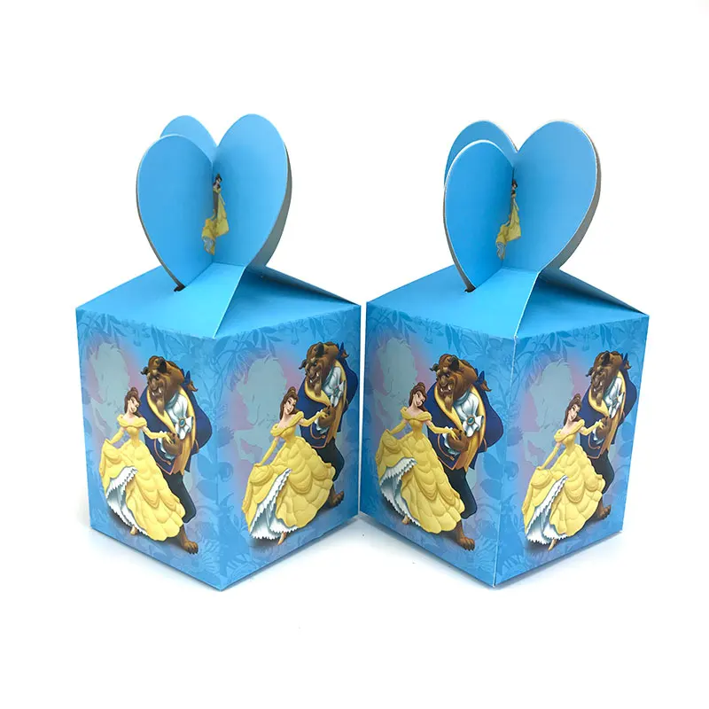 Коробка конфет с героями мультфильмов Beauty and he Beast 12 шт.|beauty beast|favors partyfavors shower |