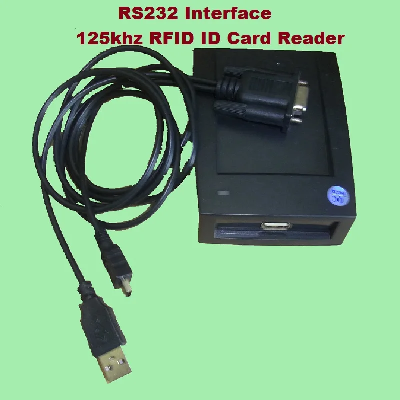 RS232 USB Inerface 125khz RFID ID Card Desktop Reader Compatible Security Proximity Sensor Smart EM100 Fast Response