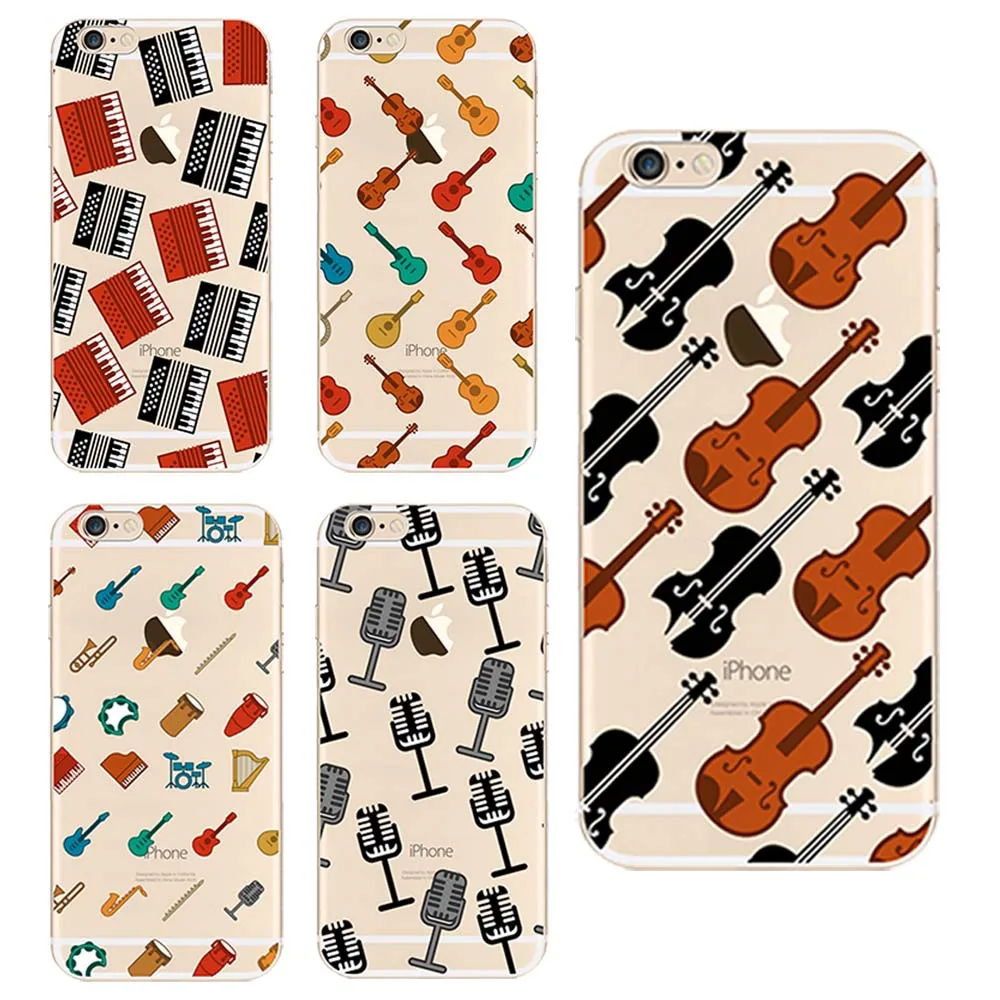 ANDILLYLovelyMusicalInstrumentsPhoneCasesSaxophoneViolin