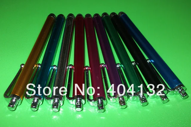 1000 шт/партия многоцветный сотовый телефон емкостный экран ручка для планшетных ПК Styls ручки