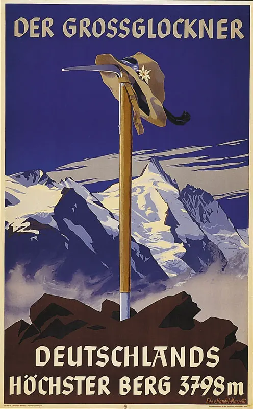 Германия туристические плакаты Sonne und Freude Классическая Настенная Наклейка холст