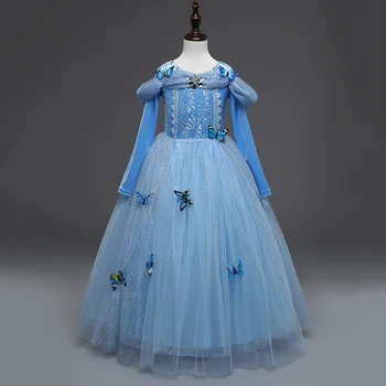 

Disney Frozen Baby Girl Tutu Dress Cute Kids Princess Tulle Dresses vestidos infantis cinderella rapunzel Christmas Costume 136