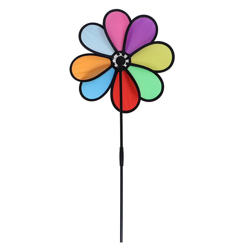 2019 Новое поступление красочные радужные дазы цветок Спиннер ветряная мельница для сада, двора, улицы Декор детские игрушки