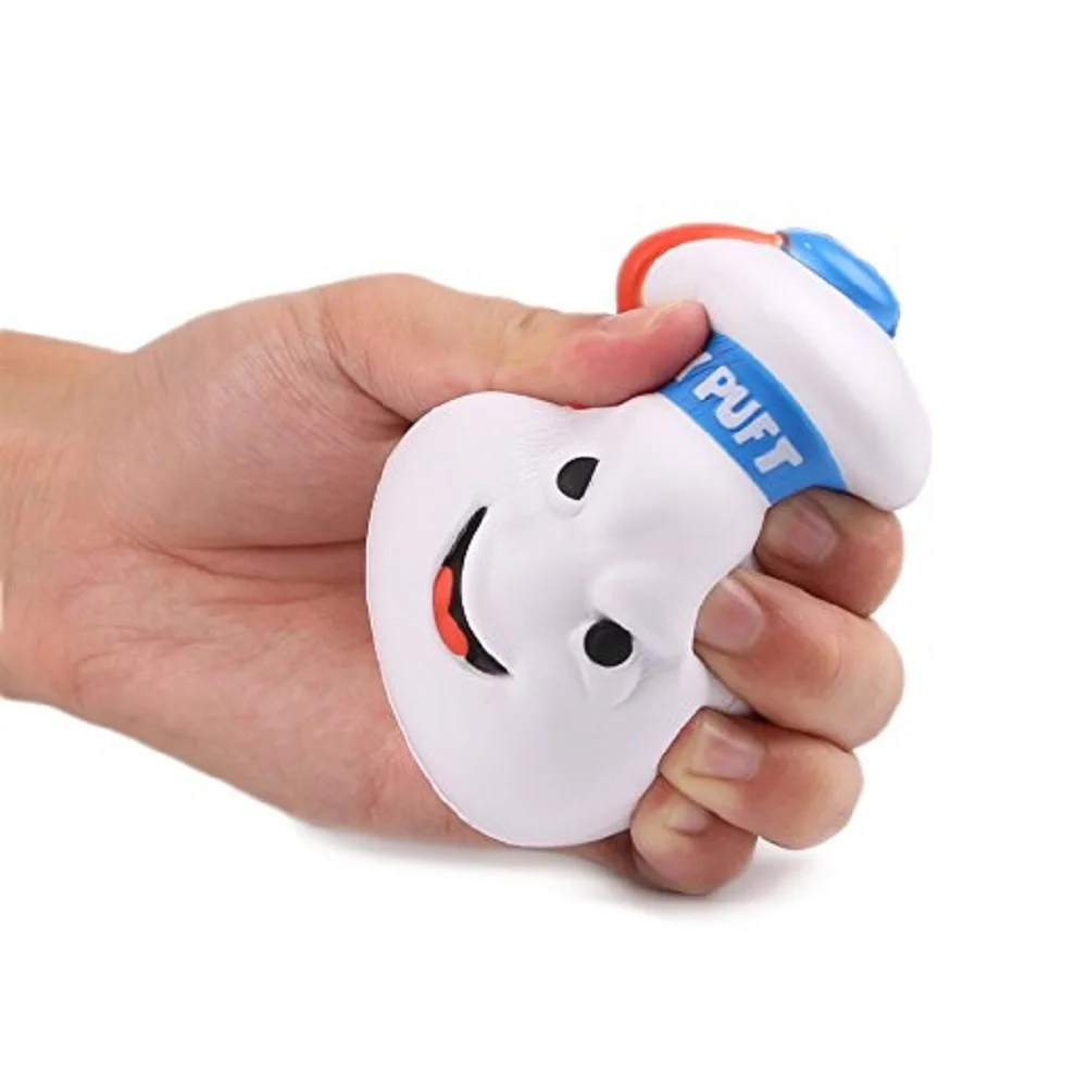Squishy Ghostbusters Stay Puft Reduce Pressure Stress Relief Kids Toys for Play
