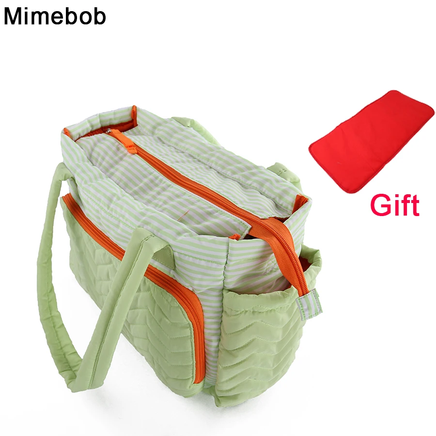 Stripe Large Bag Women Mummy duffel bag High quality baby Diaper Bag