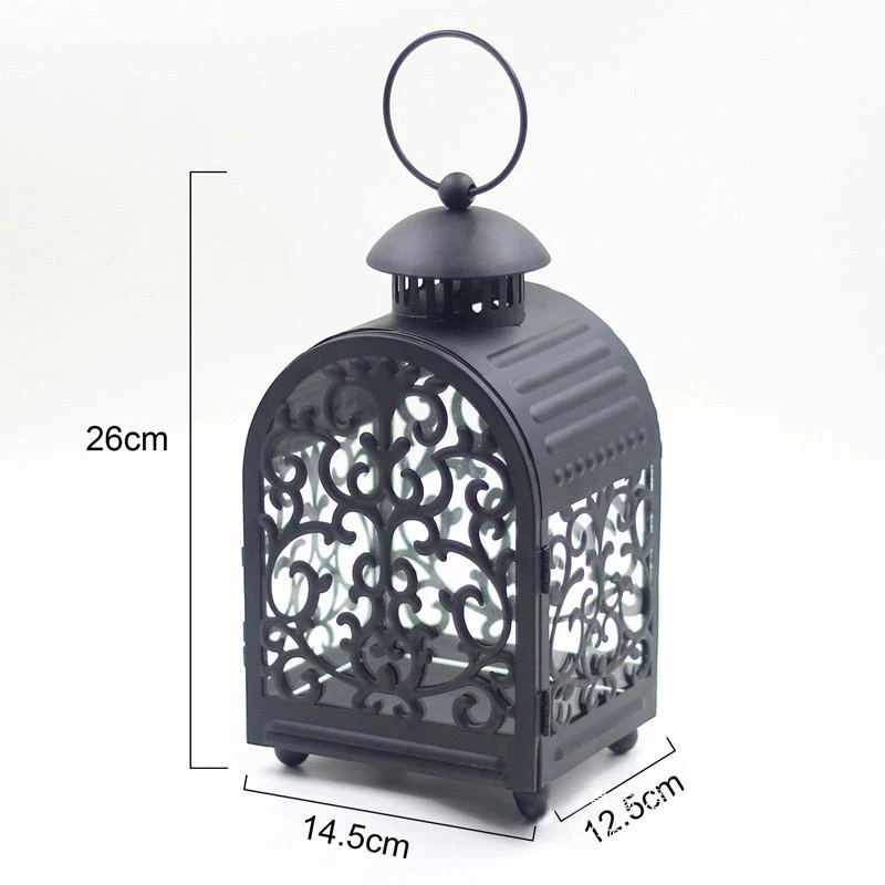 European Wedding Accents Home Garden Decor Hollow Lace Design Small Pink White Green Black Iron Candle Lantern European Wedding Accents Home Garden Decor Hollow Lace Design Small Pink White Green Black Iron Candle Lantern